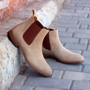 Sydney "Taupe + Ox Blood/Suede" - Adam Lusso