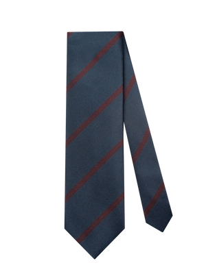 NAVY W/ MAROON STRIPE - Adam Lusso